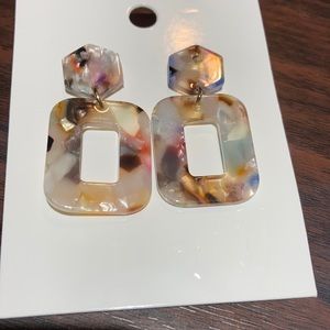 Pretty marble earrings